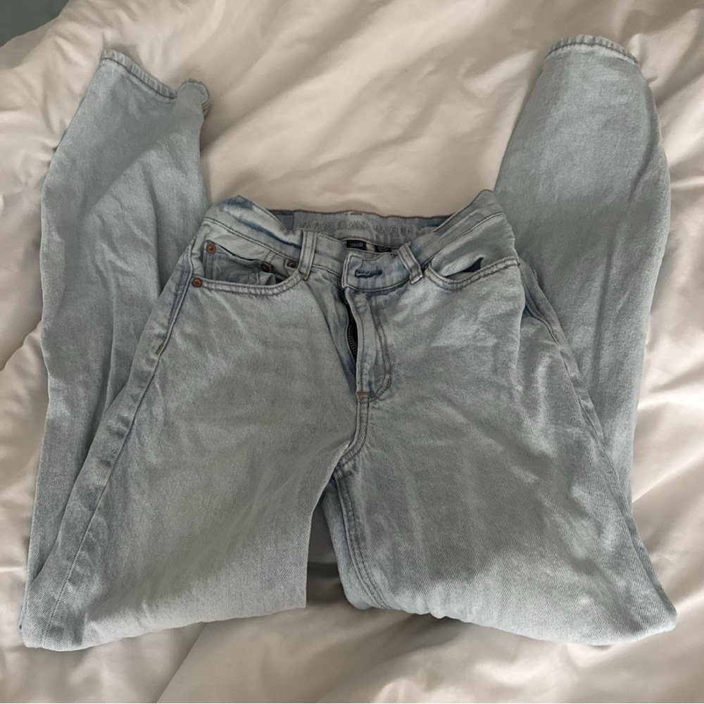 American Eagle Outfitters Blue Straight Leg Denim